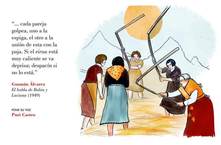 Majando el centeno. GUZMÁN ÁLVAREZ